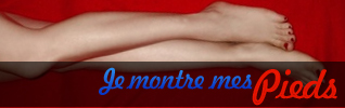 Je montre mes pieds