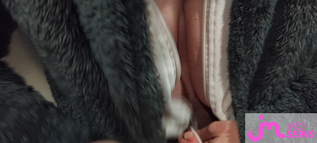 Les très gros seins de Couple Calin